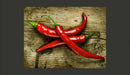Fotomurale - Spicy Chili Peppers 350X270 cm Carta da Parato Erroi-2