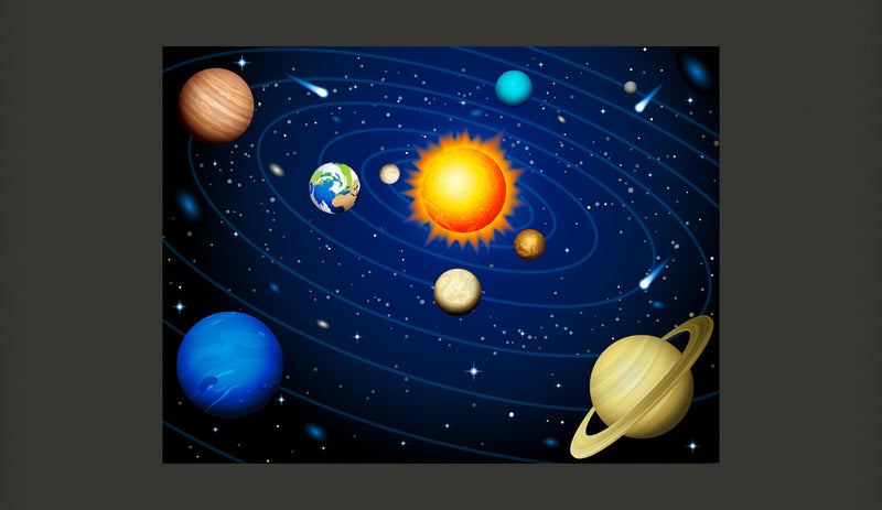 Fotomurale - Sistema Solare 200X154 cm Carta da Parato Erroi-2