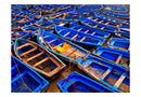 Carta da Parati Fotomurale - Barche da Pesca Blu 200x154 cm Erroi-2