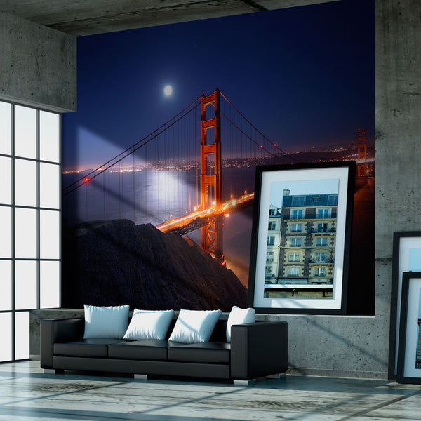 Fotomurale - Il Golden Gate Di Notte Carta Da Parato Erroi acquista