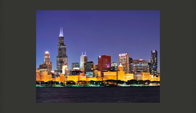 Fotomurale - Vita Notturna a Chicago 200X154 cm Carta da Parato Erroi-2