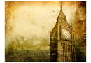 Carta da Parati Fotomurale - Il Big Ben - Vecchia Foto di Londra 200x154 cm Erroi-2