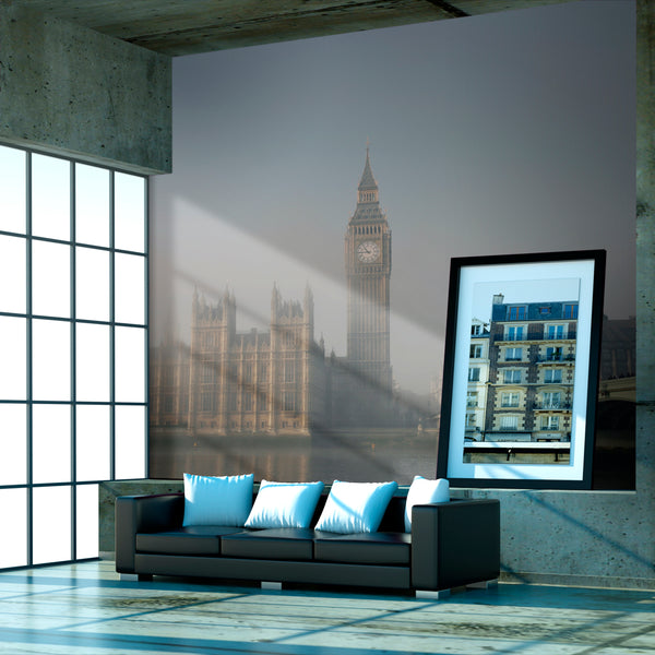 Fotomurale - Palazzo Di Westminster Tra La Nebbia, Londra Carta Da Parato Erroi online