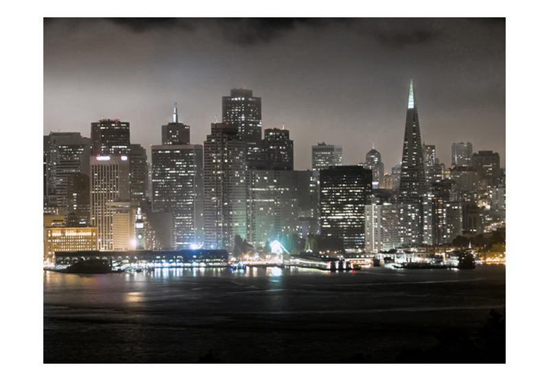 Carta da Parati Fotomurale - San Francisco By Night 200x154 cm Erroi-2
