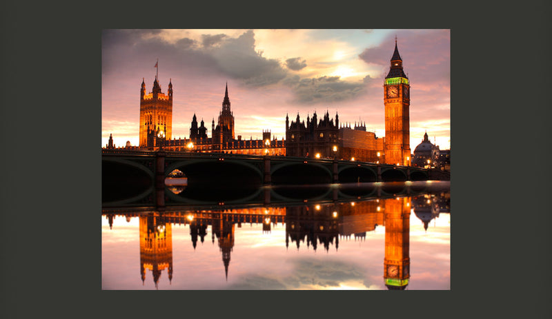 Fotomurale - Big Ben di Sera, Londra 200X154 cm Carta da Parato Erroi-2