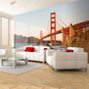 Fotomurale - Il Golden Gate Bridge - Tramonto, San Francisco 200X154 cm Carta da Parato Erroi-1