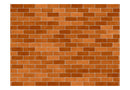 Carta da Parati Fotomurale - Simple Brick Wall 200x154 cm Erroi-2
