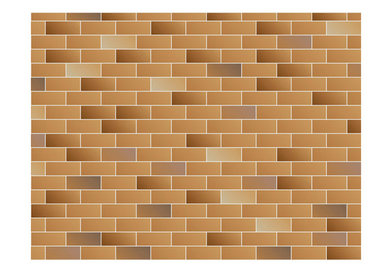 Carta da Parati Fotomurale - Bright Brick Wall 200x154 cm Erroi-2