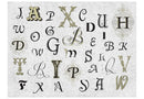 Carta da Parati Fotomurale - Royal Alphabet 200x154 cm Erroi-2