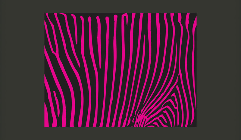 Fotomurale - Zebra Pattern Viola 200X154 cm Carta da Parato Erroi-2