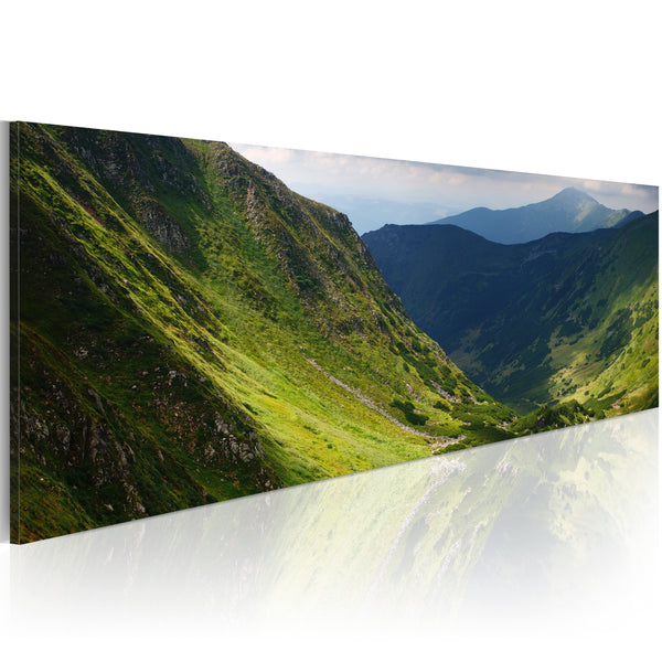 online Quadro - Canvas Print - In The Valley Of The Mountain 120x40cm Erroi