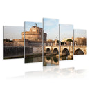 Quadro - Ponte Sant'Angelo Al Mattino 100X50Cm Erroi-1
