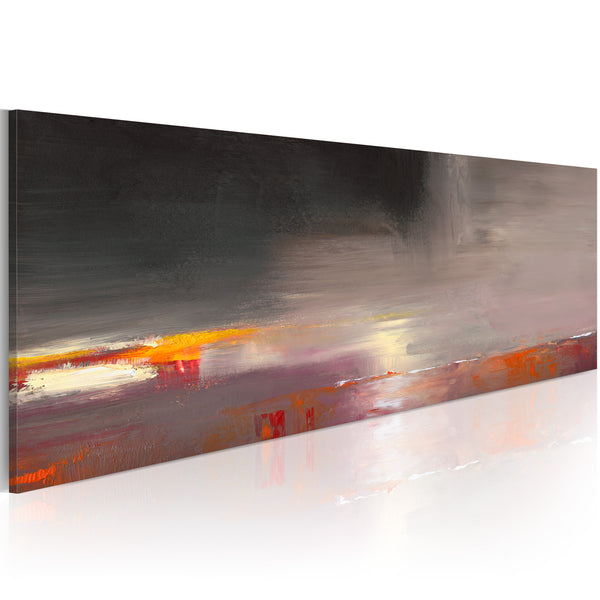 prezzo Quadro Dipinto - Mare Nella Nebbia 100x40cm Erroi