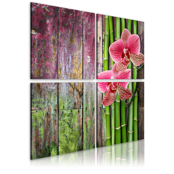 Quadro - Bambù E Orchidea Erroi online