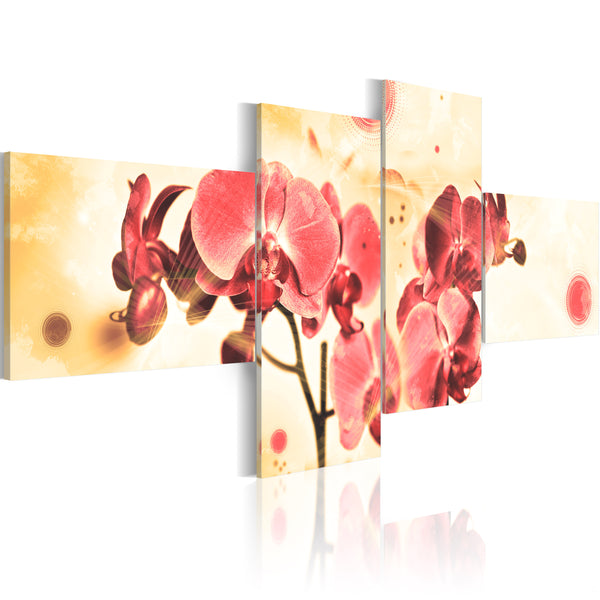 online Quadro - Dream Of Orchids - 4 Pieces 100x45cm Erroi