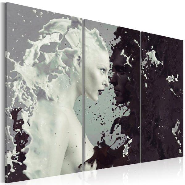 online Quadro - Black Or White? - Triptych 60x40cm Erroi