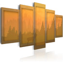 Quadro - Arancione Paesaggio 100x50cm Erroi-1