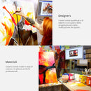 Quadro Dipinto - Paesaggio Colorato 120x80cm Erroi-4