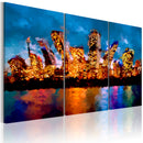 Quadro - Mad City - Triptych 60x40cm Erroi-1