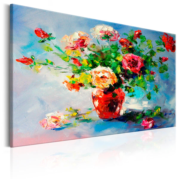 sconto Quadro Dipinto - Beautiful Roses 60x40cm Erroi