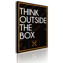 Quadro - Think Outside The Box 50X70Cm Erroi-1