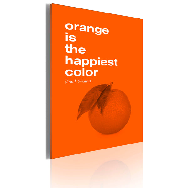 Quadro - Orange Is The Happiest Color Frank Sinatra Erroi online