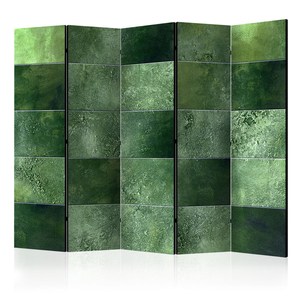 Paravento 5 Pannelli - Green Puzzle II 225x172cm Erroi prezzo