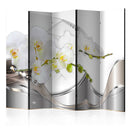 Paravento 5 Pannelli - Pearl Dance Of Orchids II 225x172cm Erroi-1