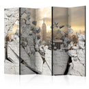 Paravento 5 Pannelli - City Behind The Wall II 225x172cm Erroi-1