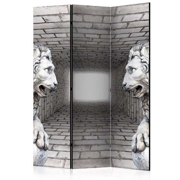 Paravento 3 Pannelli - Stone Lions 135x172cm Erroi sconto