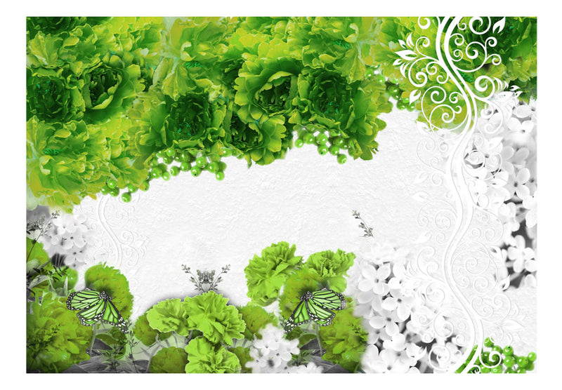 Carta da Parati Fotomurale - Colori di Primavera - Verde 100x70 cm Erroi-2
