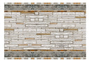 Carta da Parati Fotomurale - Mosaico in Pietra 100x70 cm Erroi-2