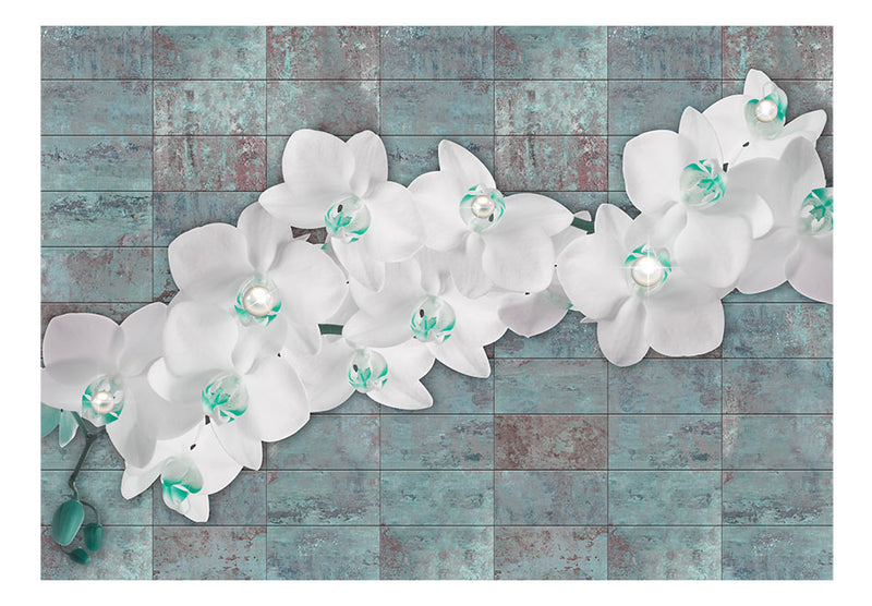 Carta da Parati Fotomurale - Orchids With Pearls 100x70 cm Erroi-2
