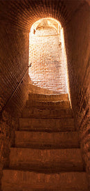 Carta da Parati Fotomurale per Porta - Secret Stairs 100x210 cm Erroi-2