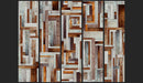 Fotomurale - Labirinto di Tavole di Legno 50X1000 cm Carta da Parato Erroi-2