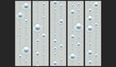 Fotomurale - Strings Of Snow Pearls 50X1000 cm Carta da Parato Erroi-2