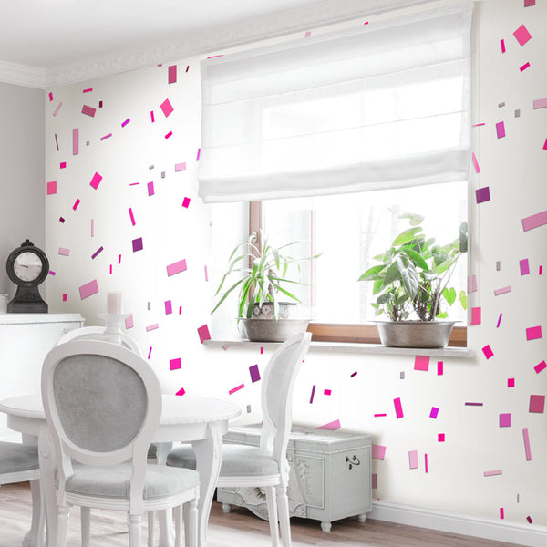 online Fotomurale - Pink Confetti Carta Da Parato Erroi