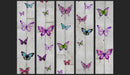 Fotomurale - Butterflies And Concrete 50X1000 cm Carta da Parato Erroi-2