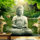Fotomurale - Giardino di Buddha 300X210 cm Carta da Parato Erroi-1