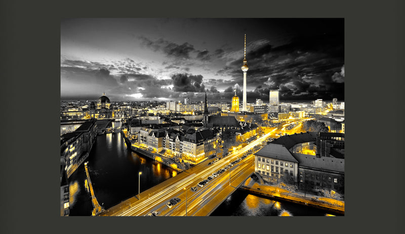 Fotomurale - Berlino di Notte 300X210 cm Carta da Parato Erroi-2