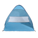 Tenda da Spiaggia Campeggio Impermeabile Apertura Pop-Up 150x200x115 cm Azzurro -6