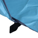 Tenda da Spiaggia Campeggio Impermeabile Apertura Pop-Up 150x200x115 cm Azzurro -8