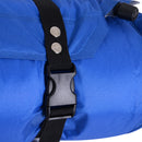 Materassino Gonfiabile da Campeggio con Cuscino in PVC Blu e Grigio 191x63x5 cm -5