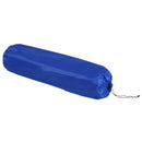 Materassino Gonfiabile da Campeggio con Cuscino in PVC Blu e Grigio 191x63x5 cm -6