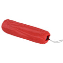 Materassino Gonfiabile da Campeggio con Cuscino PVC Rosso 191x63x5 cm -5