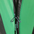 Tenda da Spiaggia Campeggio Protezione Raggi UV Verde e Grigio 3.3x3.3x2.55 cm -5
