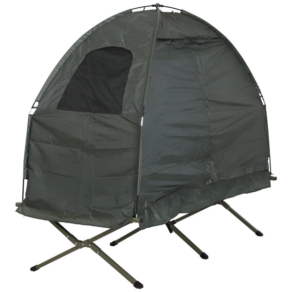 Tenda da Campeggio Singola 2 in 1 Verde 193x77x118 cm prezzo