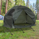 Tenda da Campeggio Singola 2 in 1 Verde 193x77x118 cm -2