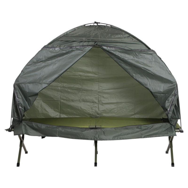 Tenda da Campeggio Singola 2 in 1 Verde 193x77x118 cm -3