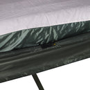 Tenda da Campeggio a 2 Posti con Materasso Gonfiabile e Borsa in Polietilene Verde Scuro 193x136x136 cm -5